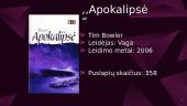 Tim Bowler ,,Apokalipsė“ knygos pristatymas 2 puslapis