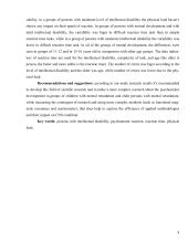 Sutrikusio intelekto moksleivių psichomotorinės reakcijos laiko ypatumai prieš ir po fizinio krūvio  6 puslapis