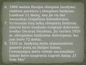 Olimpinės žaidynės - skaidrės 19 puslapis