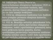 Olimpinės žaidynės - skaidrės 20 puslapis