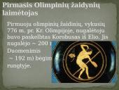 Olimpinės žaidynės - skaidrės 4 puslapis