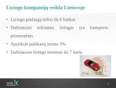 Lizingo kompanijų veikla 10 puslapis