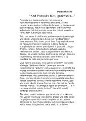 Kad Pasaulis būtų gražesnis...