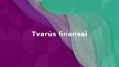 Tvarūs finansai