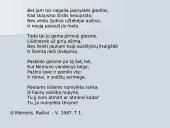 Maironis - skaidrės 6 puslapis