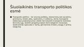 Transporto politikos esmė 3 puslapis