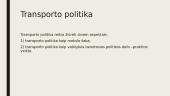 Transporto politikos esmė 5 puslapis