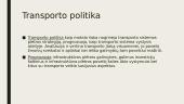 Transporto politikos esmė 6 puslapis