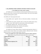 AB „Rokiškio sūris“ įmonės finansinė analizė 4 puslapis