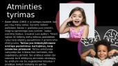 Atminties lavinimas ir ugdymas ikimokykliniame amžiuje 7 puslapis