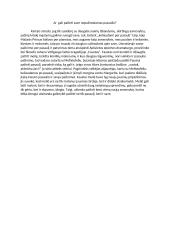 Ar gali pažinti save nepažinodamas pasaulio?