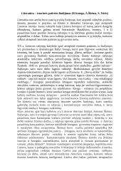 Literatūra – istorinės patirties liudijimas (kalbėjimas)