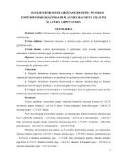 Kineziterapijos ir grįžtamojo ryšio poveikis fantominiams skausmams ir šlaunies raumenų jėgai po šlaunies amputacijos  3 puslapis