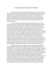 Ar žmogus palikęs tėvynę, gali būti laimingas?