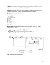 Važiuojančio automobilio, kaip realaus laiko sistemos, modeliavimas 2 puslapis