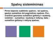 Spalvų sisteminimas 11 puslapis