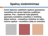 Spalvų sisteminimas 12 puslapis