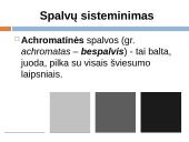 Spalvų sisteminimas 4 puslapis