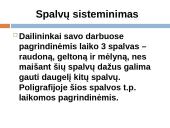 Spalvų sisteminimas 9 puslapis