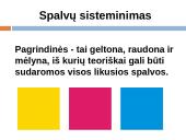 Spalvų sisteminimas 10 puslapis