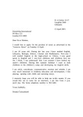 13 formal letters: applying for a job 3 puslapis
