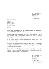 13 formal letters: applying for a job 6 puslapis