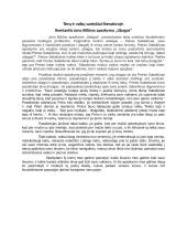 Tėvų ir vaikų santykiai literatūroje. Remiantis Jono Biliūno apsakymu „Ubagas“