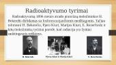 Radioaktyvumas. Skaidrės 2 puslapis