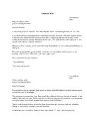 Letter of complain about the computer mouse 1 puslapis