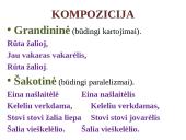 Lietuvių liaudies dainų meninės ypatybės  10 puslapis