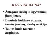 Lietuvių liaudies dainų meninės ypatybės  8 puslapis