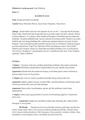 Žmogus pasirinkimo kryžkelėje - kalbėjimo planas