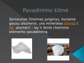 Metalas aliuminis (skaidrės) 3 puslapis