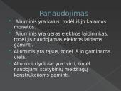 Metalas aliuminis (skaidrės) 6 puslapis