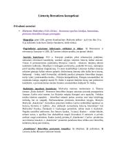 Lietuvių literatūros konspektai