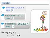 Imties skaitinės charakteristikos. Vidurkis, mediana, moda 7 puslapis