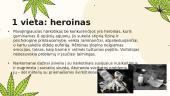 Narkotinės medžiagos - skaidrės 4 puslapis