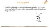 Geležis. Skaidrės 2 puslapis