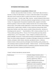Internetinė reklama (marketingo kursinis darbas) 8 puslapis