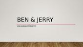 Ben & Jerry - pristatymas vokiečių kalba