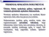Apskaitos procesas ir jo organizavimas. Buhalterinės sąskaitos. Apskaitos registrai 11 puslapis