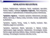 Apskaitos procesas ir jo organizavimas. Buhalterinės sąskaitos. Apskaitos registrai 13 puslapis