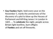 Guy Fawkes Night (skaidrės anglų kalba) 3 puslapis