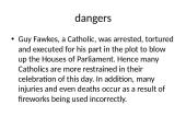 Guy Fawkes Night (skaidrės anglų kalba) 7 puslapis