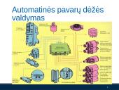 Automatinių transmisijų valdymo ir reguliavimo sistemos, jų algoritmai 5 puslapis