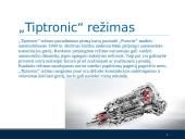 Automatinių transmisijų valdymo ir reguliavimo sistemos, jų algoritmai 10 puslapis