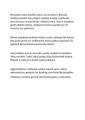 Atostogų planas (Geografija) 2 puslapis