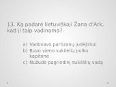  1830-1831 sukilimas. Testas su atsakymais 13 puslapis