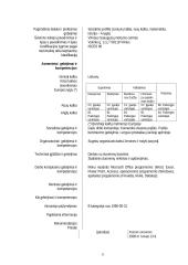 Charakteristika ir veiklos dokumentai: UAB "Lidgena" 11 puslapis