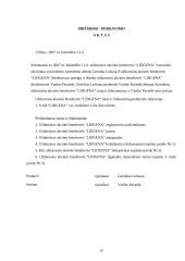 Charakteristika ir veiklos dokumentai: UAB "Lidgena" 20 puslapis